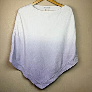 BAREFOOT DREAMS‎ Ocean Breeze Poncho Ombre Soft Violet Cozy Chic OS